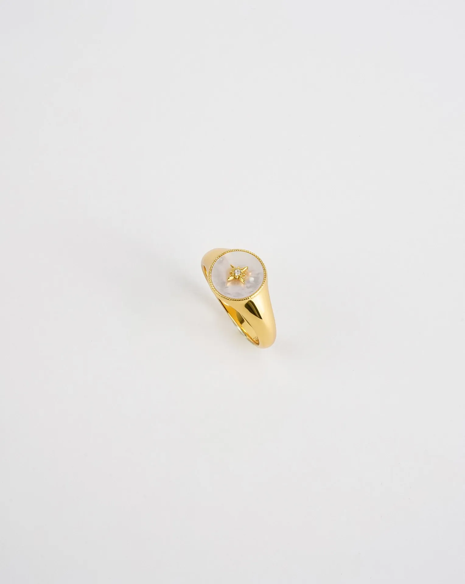 Elegant Star Mother of Pearl Ring - Sophisticated Jewelry for Every Occasion