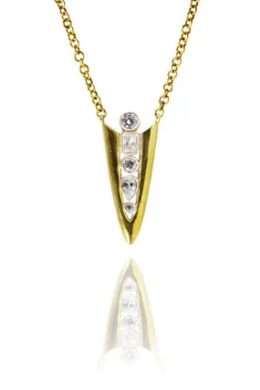 EMBELLISHED ARROWHEAD NECKLACE - barton&bell