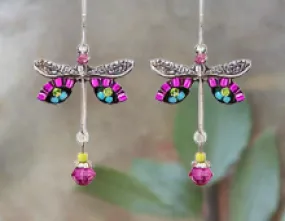 Firefly Jewelry Dragonfly Earrings-6625ROSE