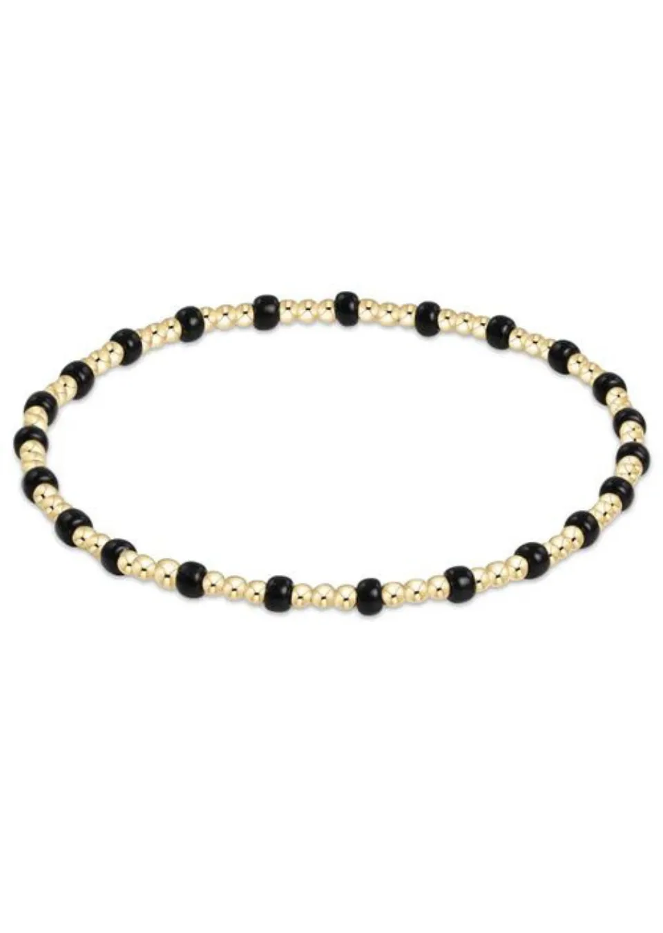 Gameday Hope Gold Sincerity Bracelet - Onyx