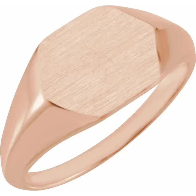 Geometric Signet Ring