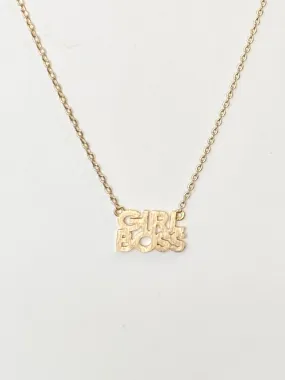 Girl Boss Necklace