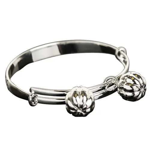 Hawaiian Jewelry Baby Scroll Bangle w/bell