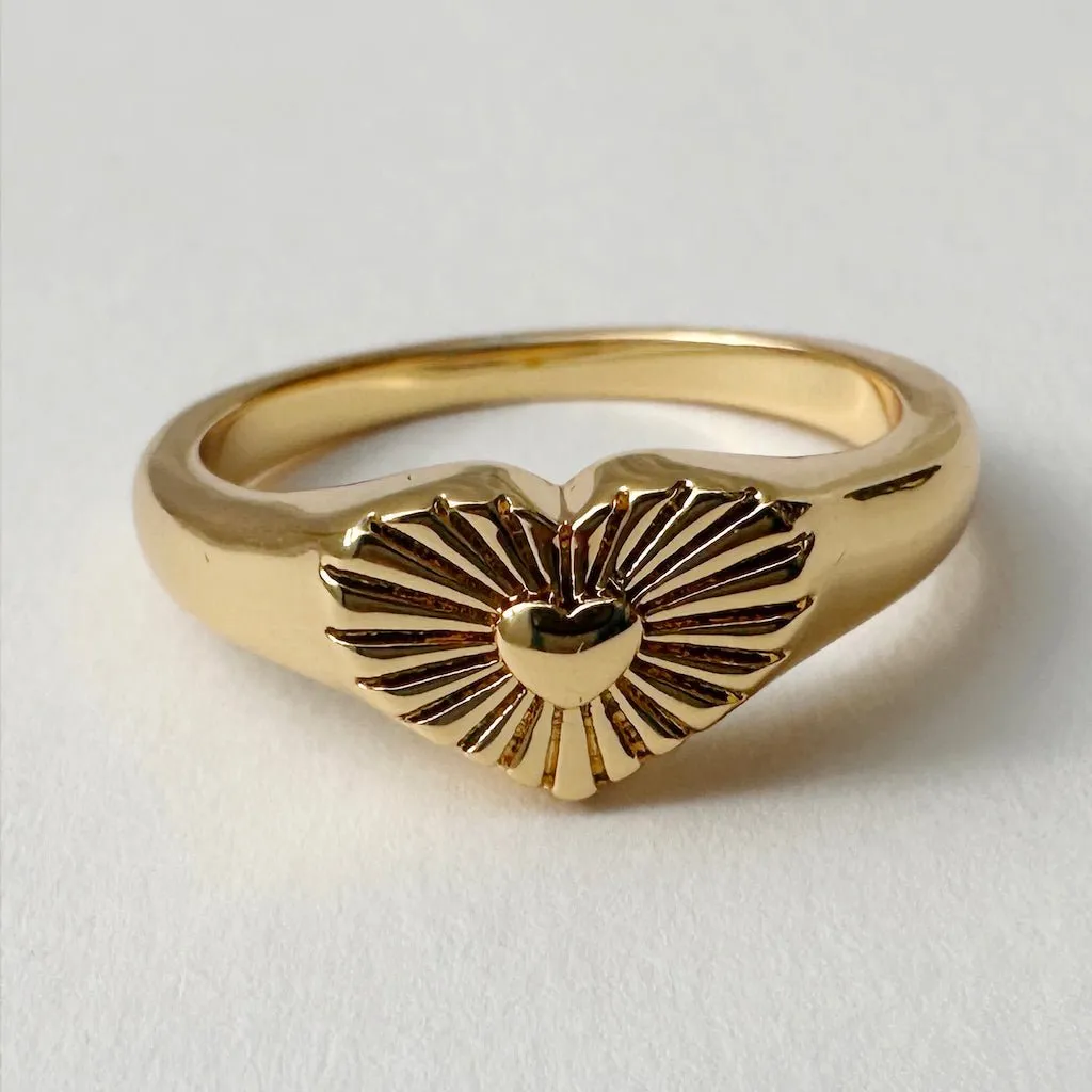 Heart Beam Ring