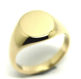 Heavy Solid 9ct White Or Rose Or Yellow Gold Oval Signet Ring Size M,N Or O