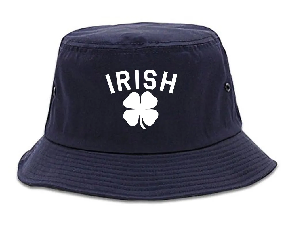 Irish Four Leaf Clover St Patricks Day Mens Bucket Hat