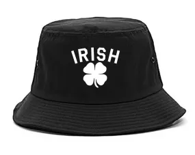 Irish Four Leaf Clover St Patricks Day Mens Bucket Hat