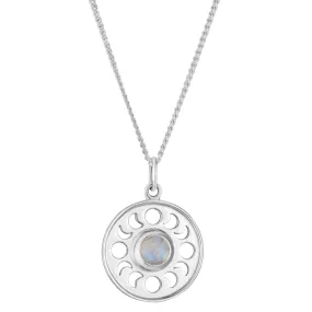 JUST A PHASE - Sterling Silver & Moonstone Necklace