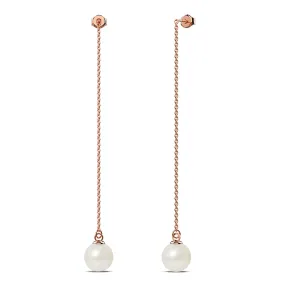 Katarina Pearl Drop Earrings Embellished With SWAROVSKI Crystals Pearls