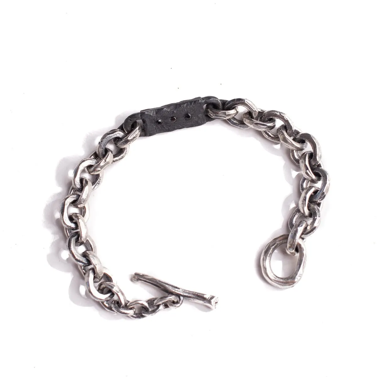 KODRAT BRACELET WITH OXIDIZED CENTER | 925 STERLING SILVER