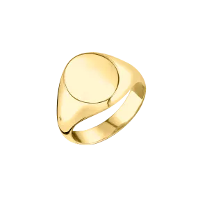 Large Disc Signet Ring