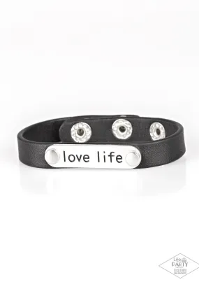 Love Life - Black Bracelet - Paparazzi Accessories