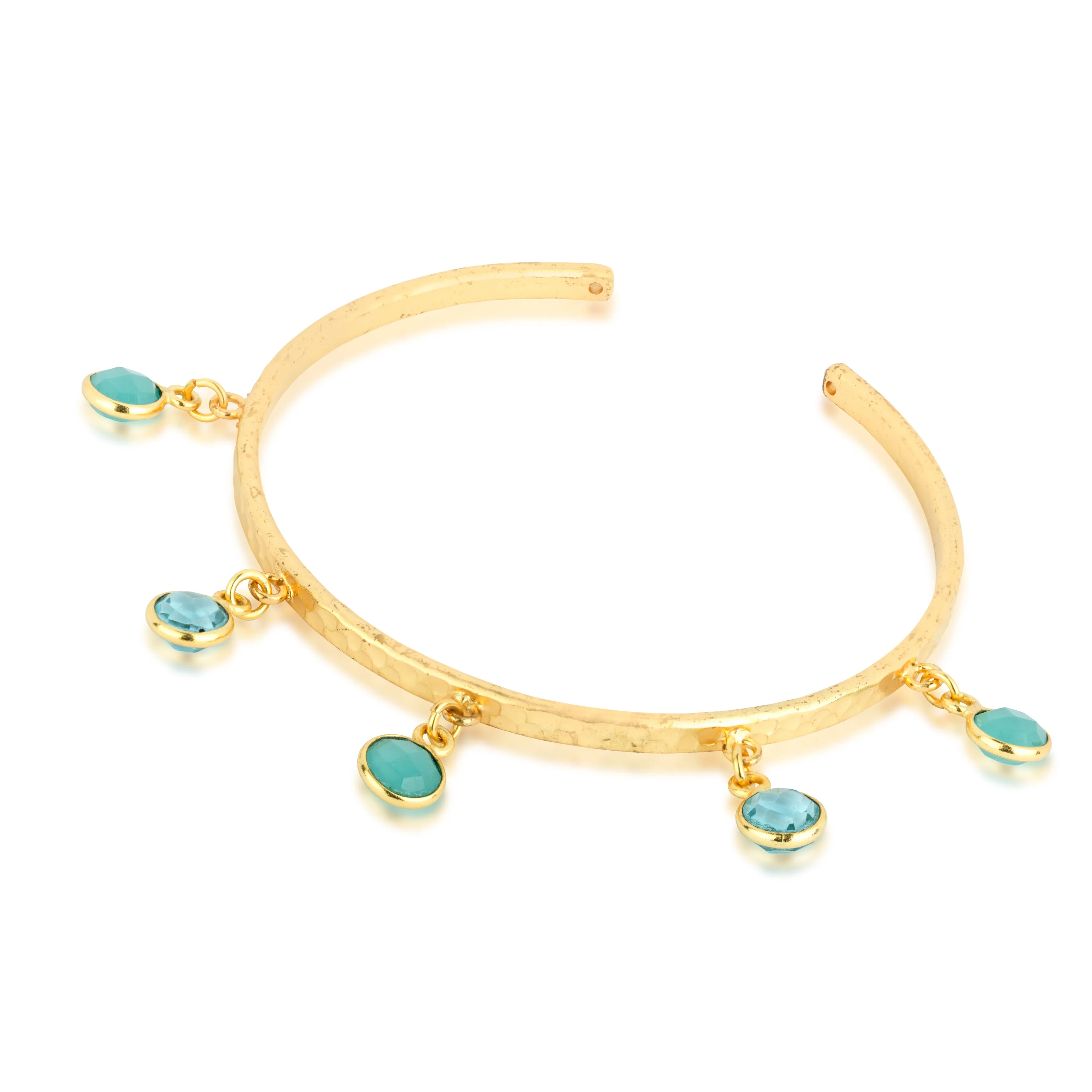 Maeve Charm Bangle Aqua