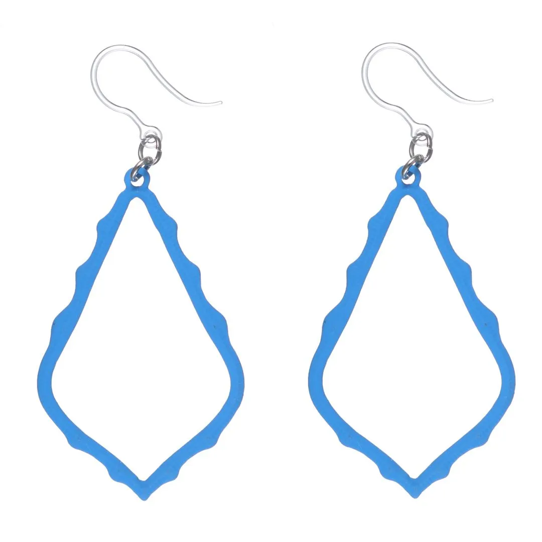 Medium Chandelier Dangles Hypoallergenic Earrings for Sensitive Ears Made with Plastic Posts