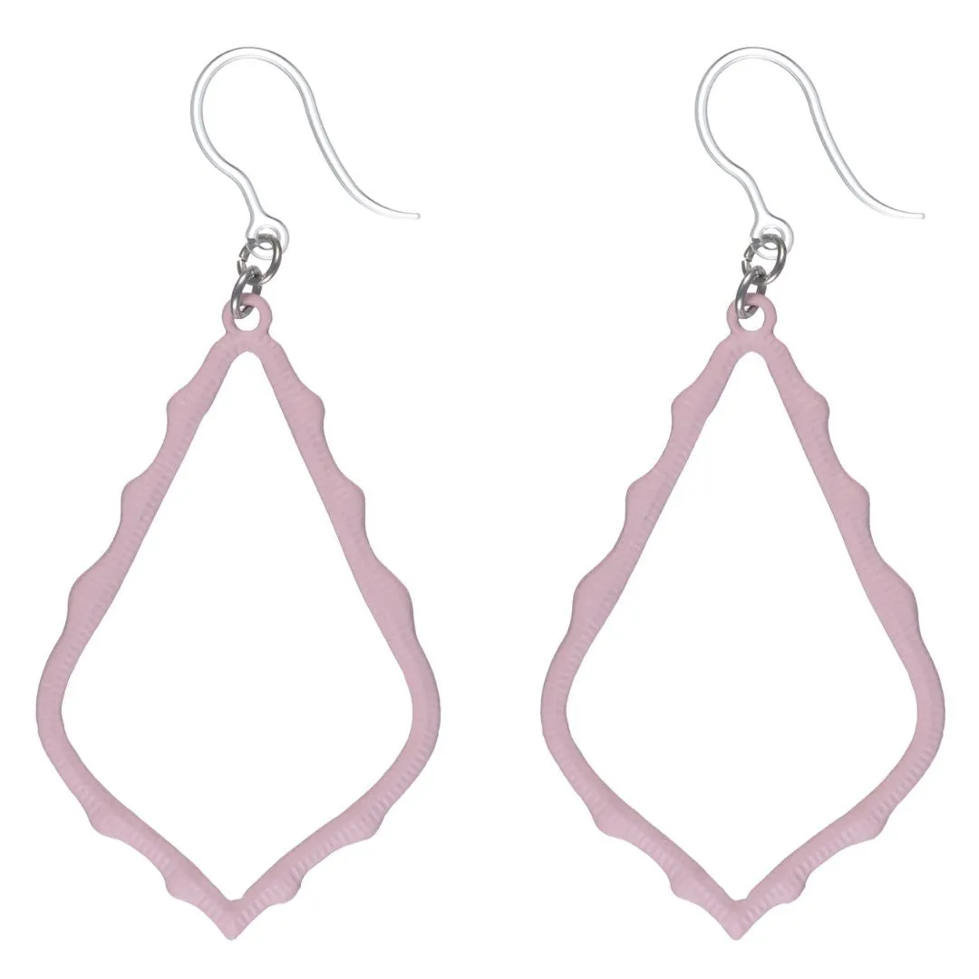 Medium Chandelier Dangles Hypoallergenic Earrings for Sensitive Ears Made with Plastic Posts