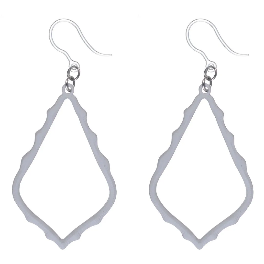 Medium Chandelier Dangles Hypoallergenic Earrings for Sensitive Ears Made with Plastic Posts