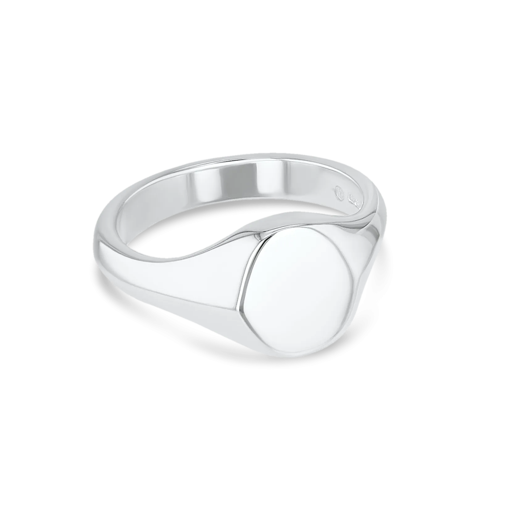 Men's Classic Oval Head Signet Ring