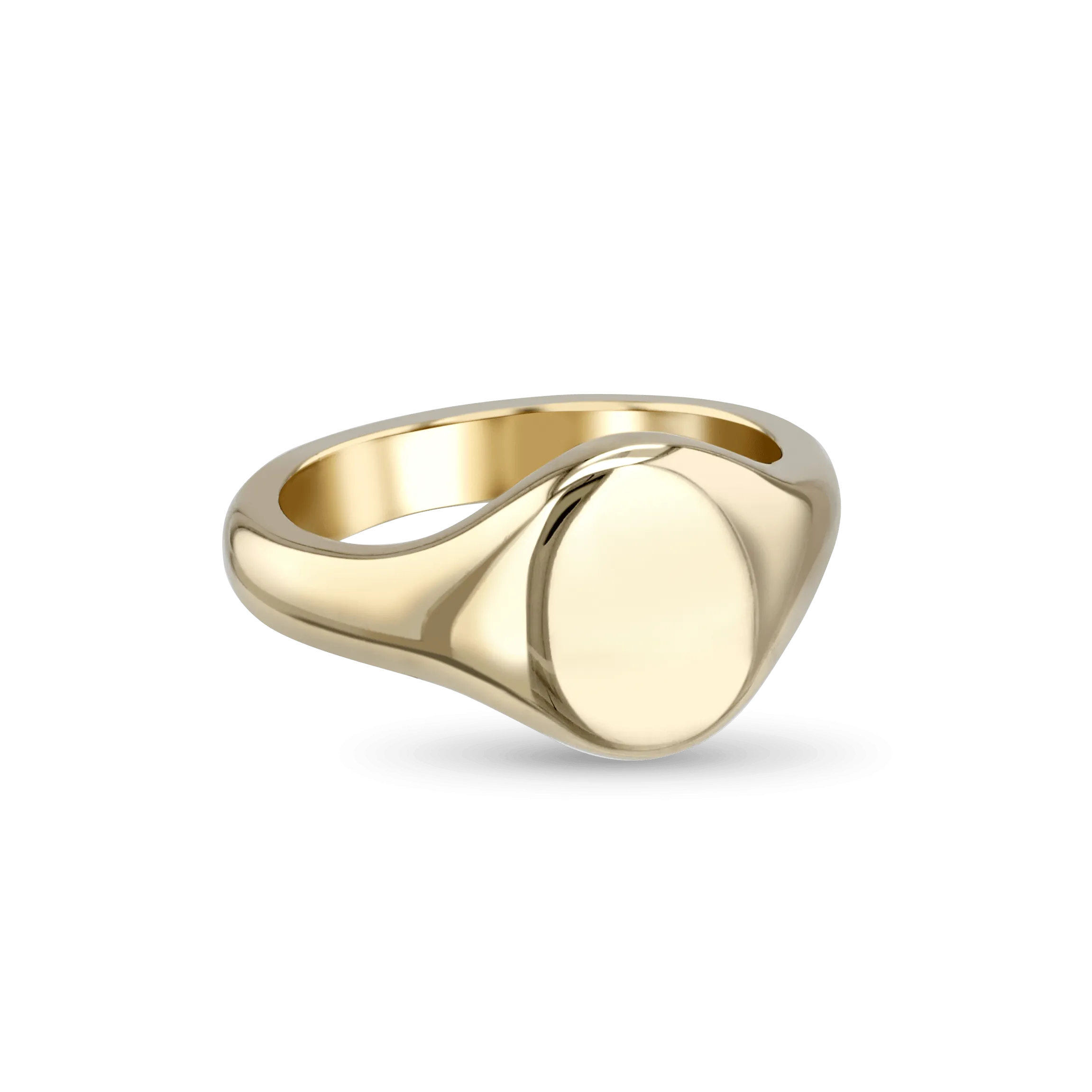 Men's Classic Oval Head Signet Ring