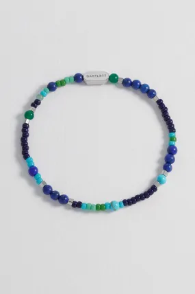 Mens Mixed Bead Stretch Bracelet