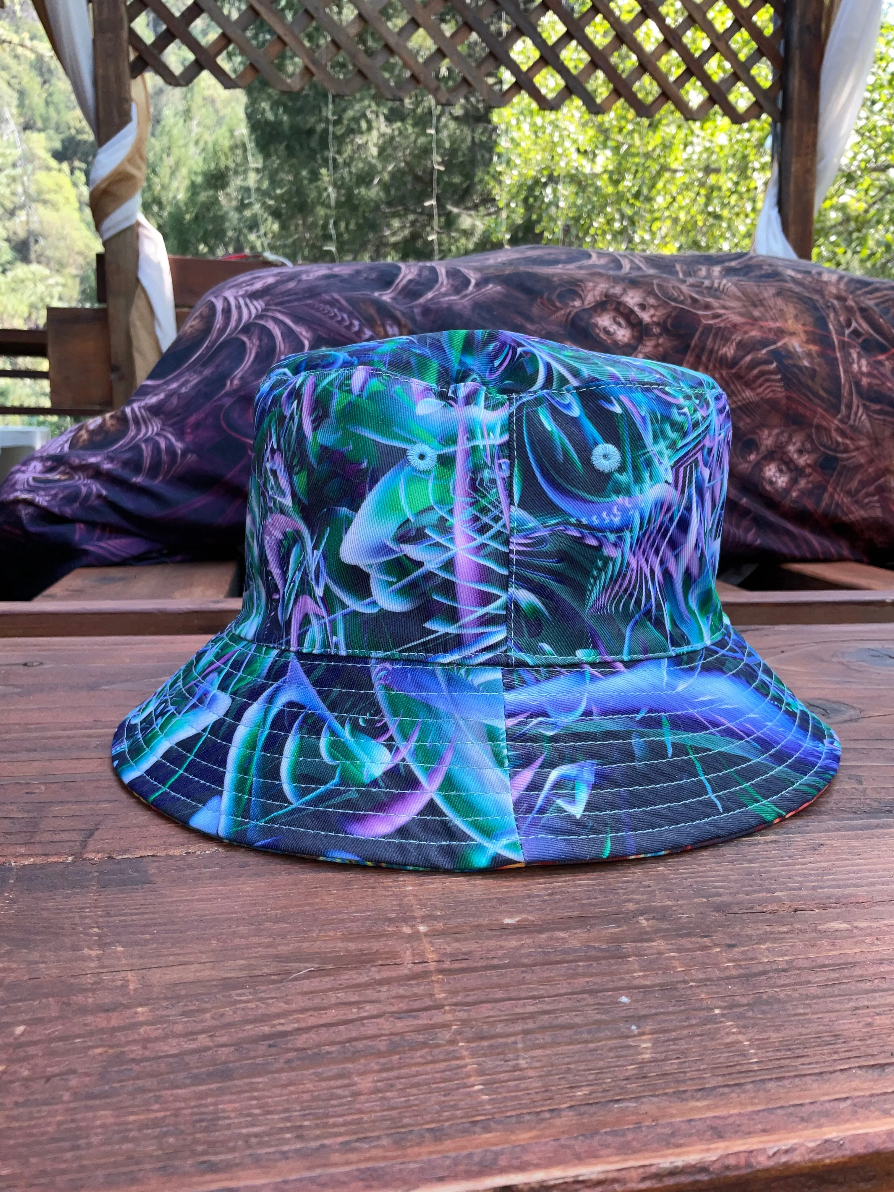 MERCURY IN RETROGRADE/HYPNAGOGIA REVERSIBLE BUCKET HAT