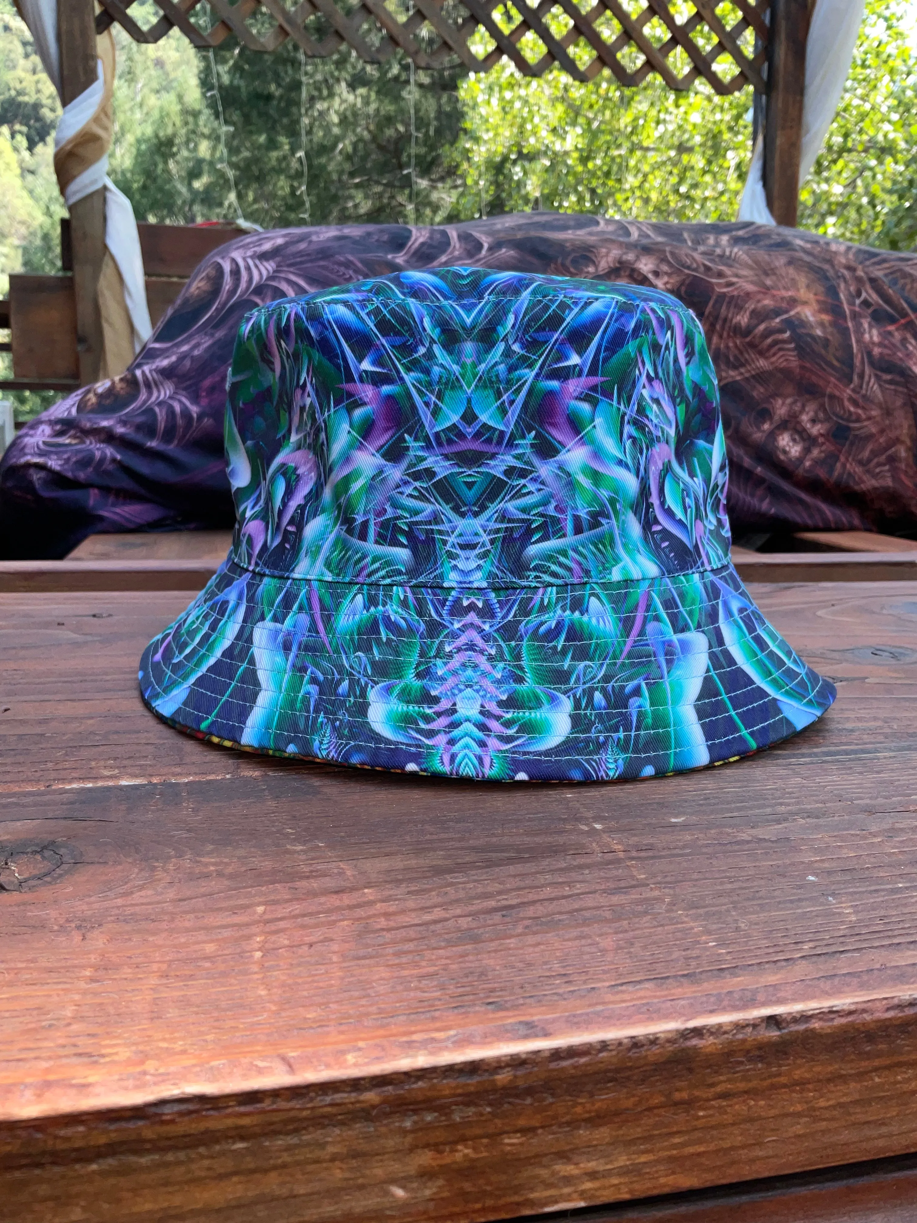 MERCURY IN RETROGRADE/HYPNAGOGIA REVERSIBLE BUCKET HAT