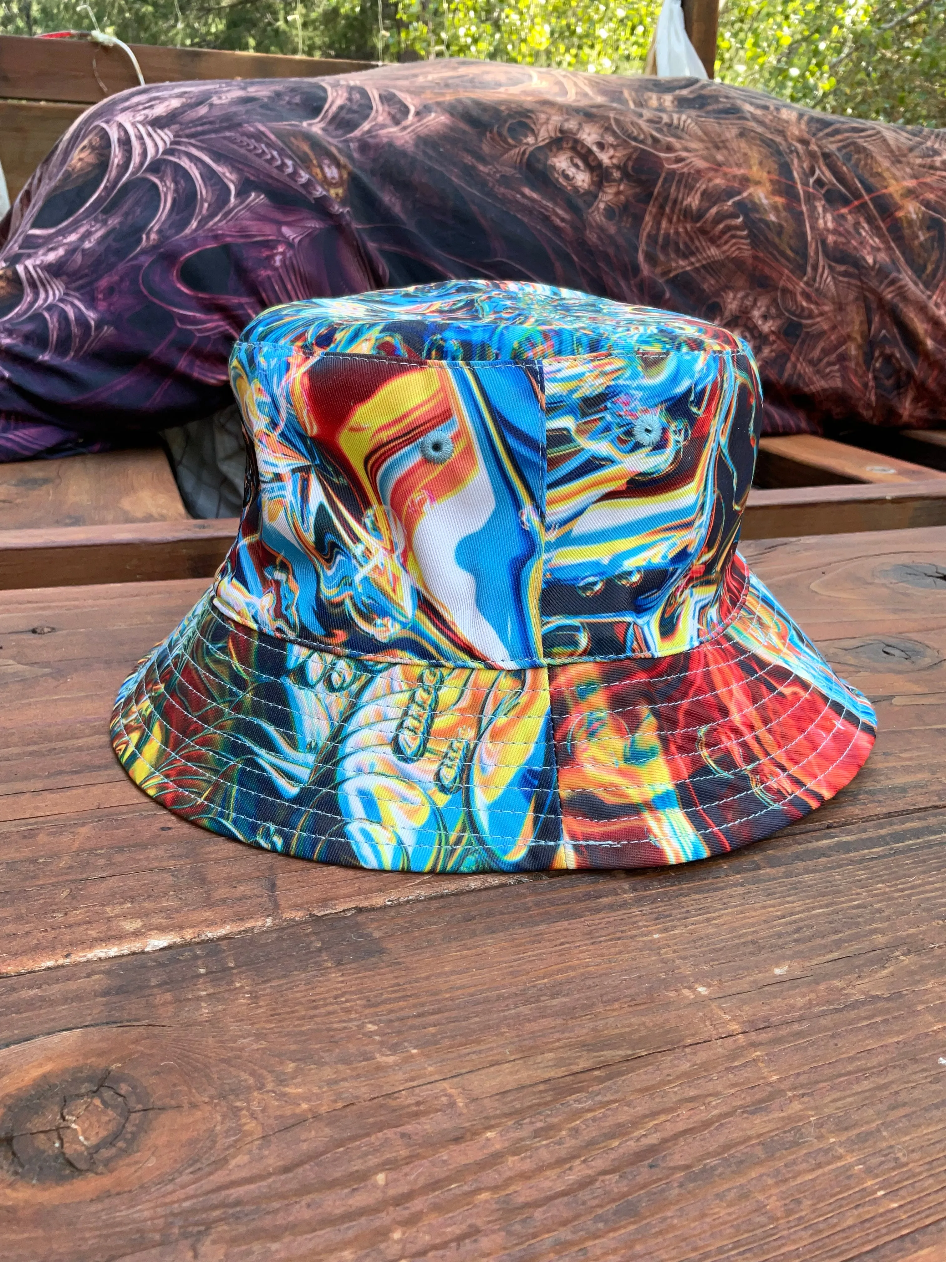 MERCURY IN RETROGRADE/HYPNAGOGIA REVERSIBLE BUCKET HAT