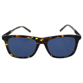 Mont Blanc MB606S Sunglasses - Coloured Havana Frame, Blue Lenses, 54 mm Lens Diameter MB606S5455V