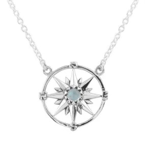 Moonstone Compass Necklace