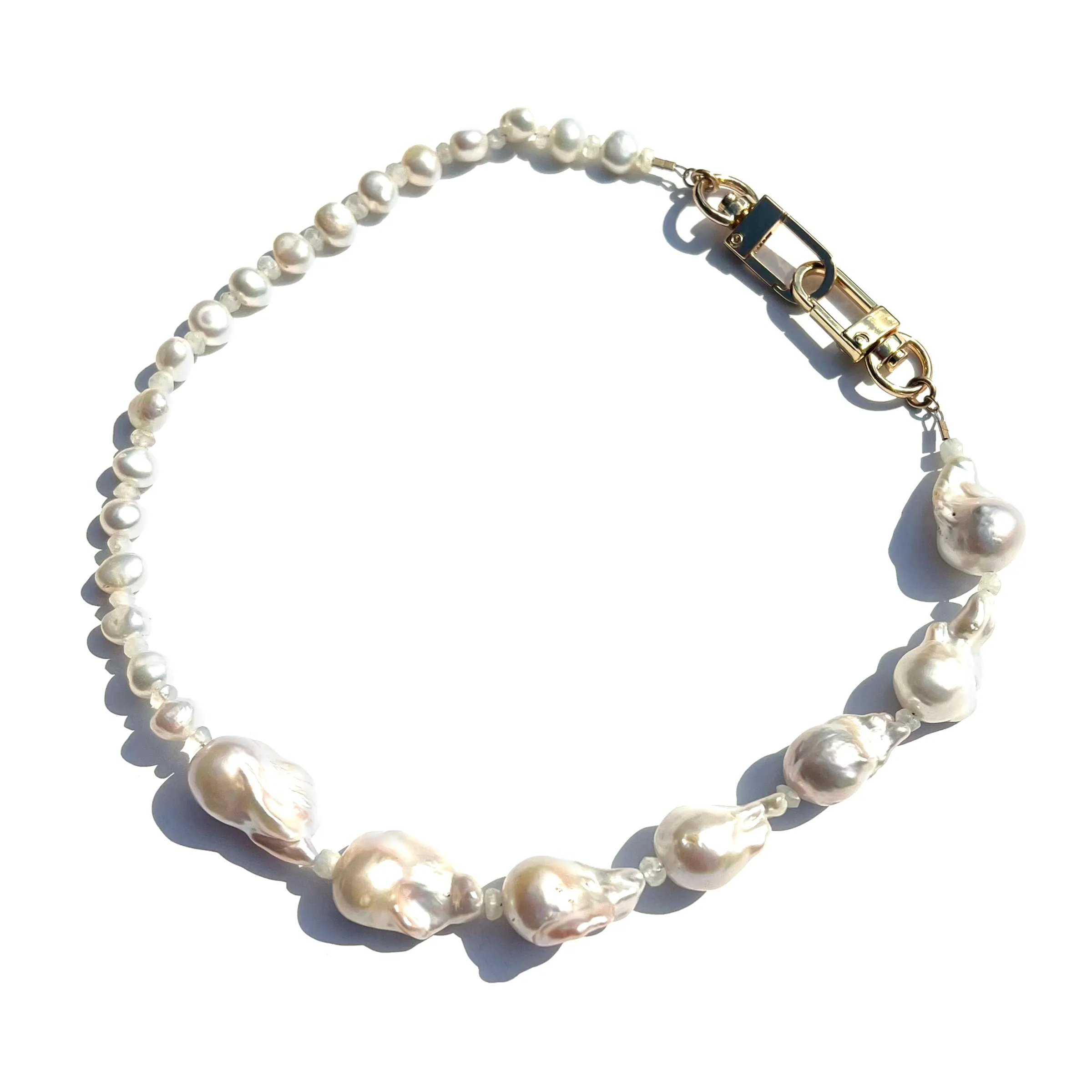 MPR x IMAGINARIUM: White Baroque Pearl Mix #2 Necklace