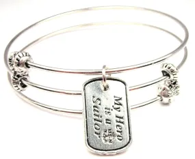 My Hero is a Sailor Triple Style Expandable Bangle Bracelet