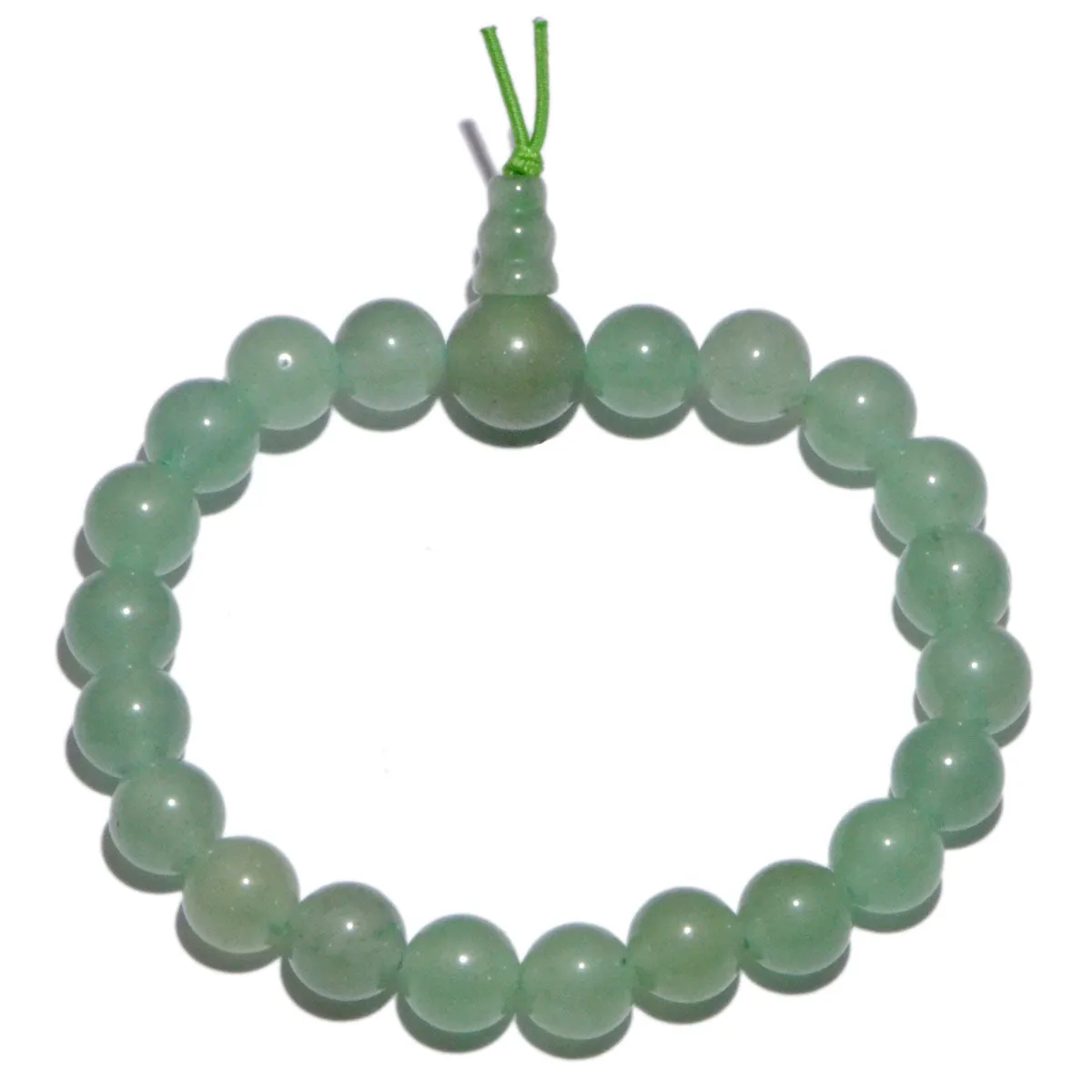 Natural Gemstone Beads Buddhist Prayer Yoga Meditation Wrist Rosary Bracelet 8mm