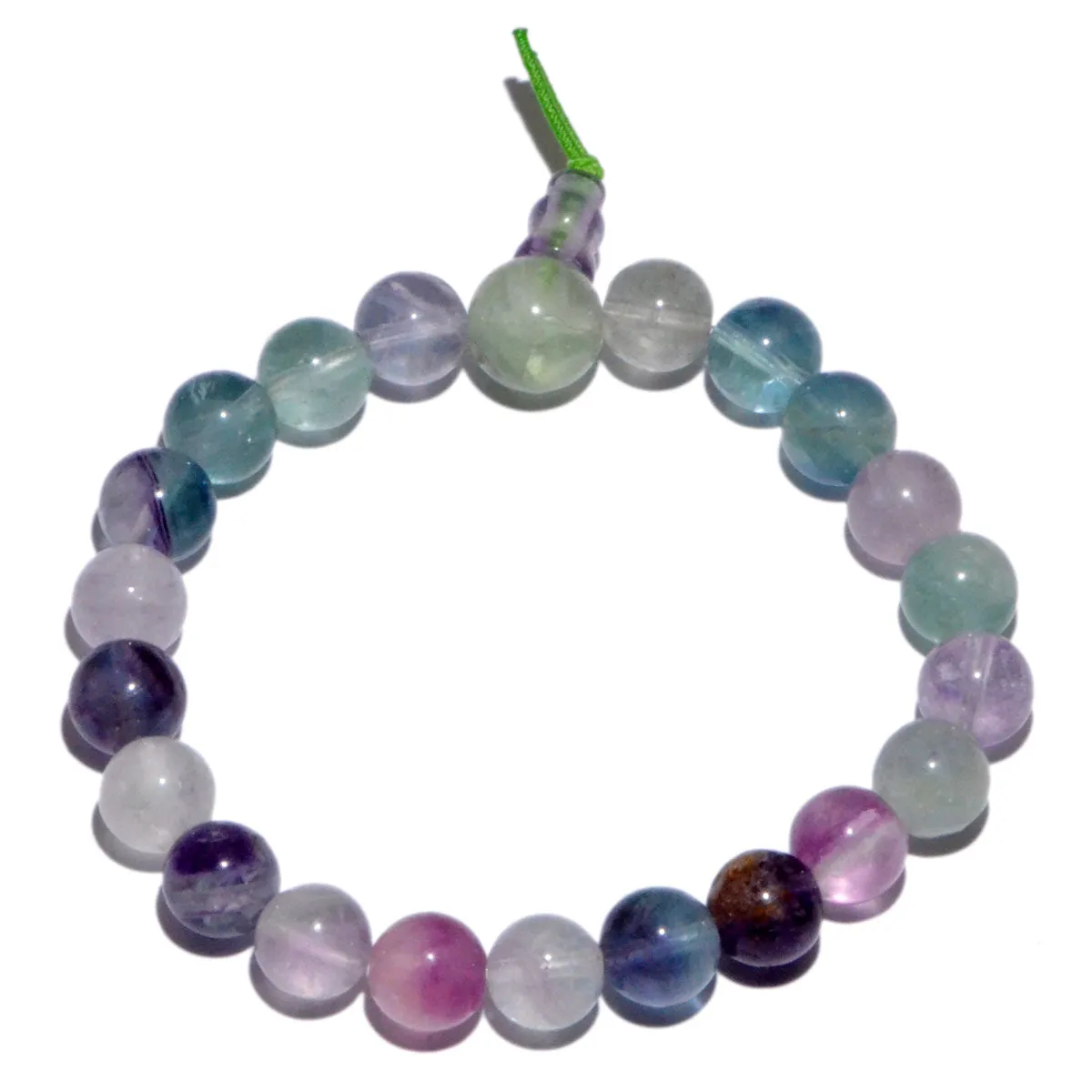 Natural Gemstone Beads Buddhist Prayer Yoga Meditation Wrist Rosary Bracelet 8mm