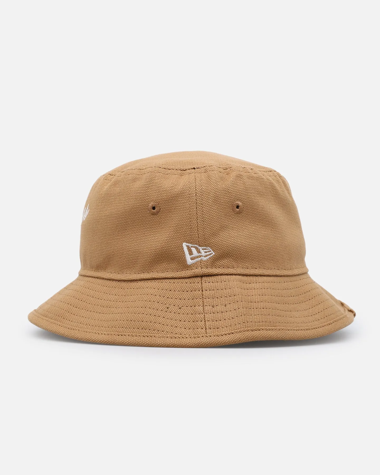 New Era Atlanta Braves 'Wheat Duck Canvas' Bucket Hat Wheat