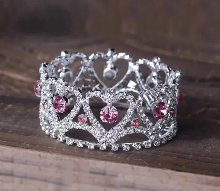 New Princess Baby Crystal Crown - Hair Ornament - Newborn Photography Prop