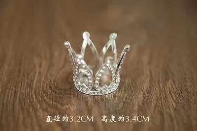 New Princess Baby Crystal Crown - Hair Ornament - Newborn Photography Prop