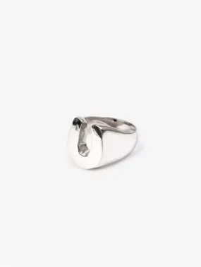 Obbi Good Label Silver Good Luck Ring Horse Shoe