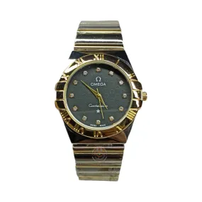 Omega – High Quality – Constellation Black – Gold/Silver – 37mm – Unisex Watch