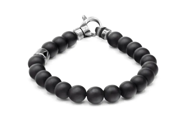 Onyx Crest Bracelet Stack