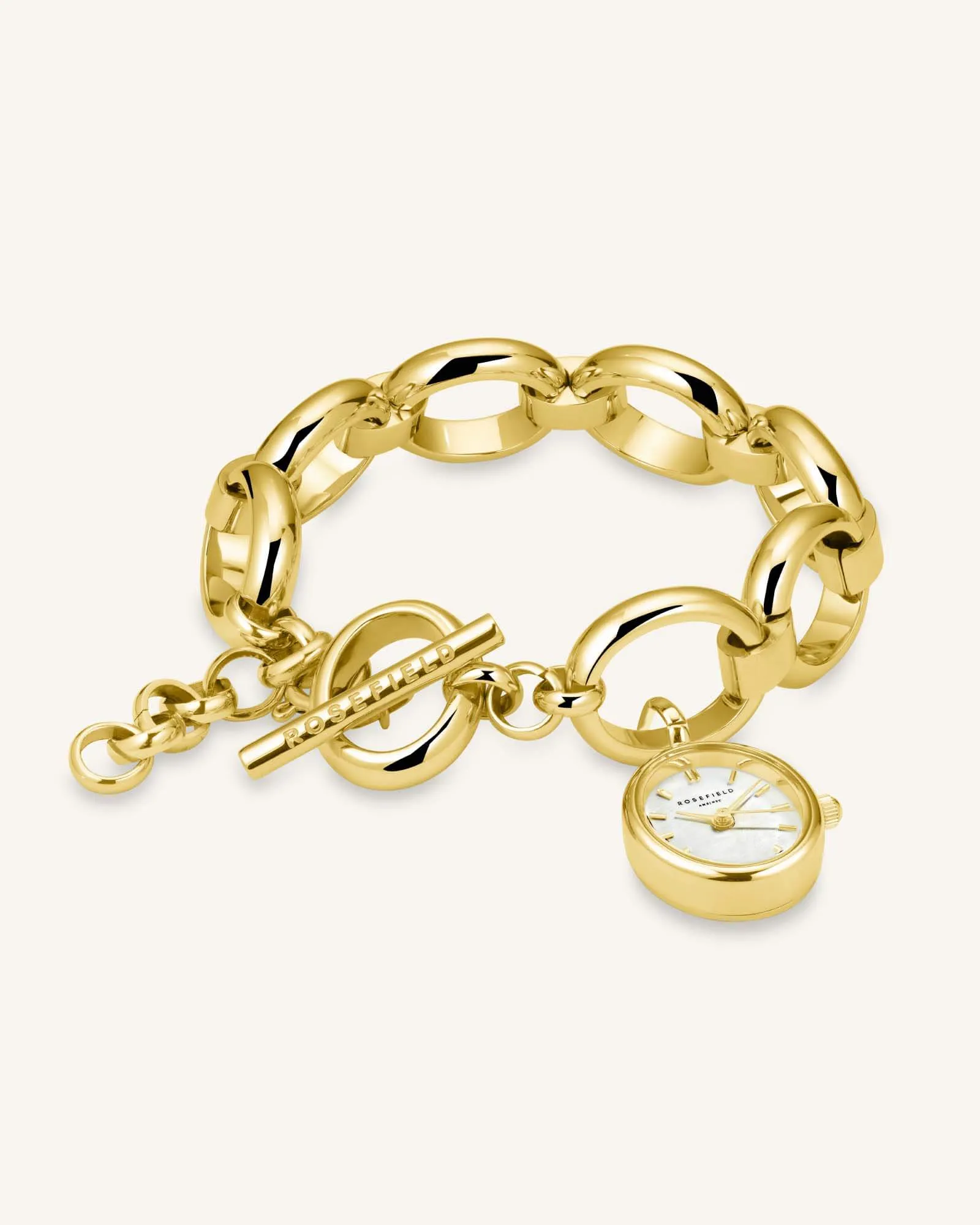 Oval Charm Chain Gold