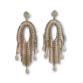 Paige Tassel Chandelier Statement Earrings