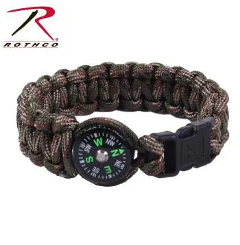 Paracord Compass Bracelet