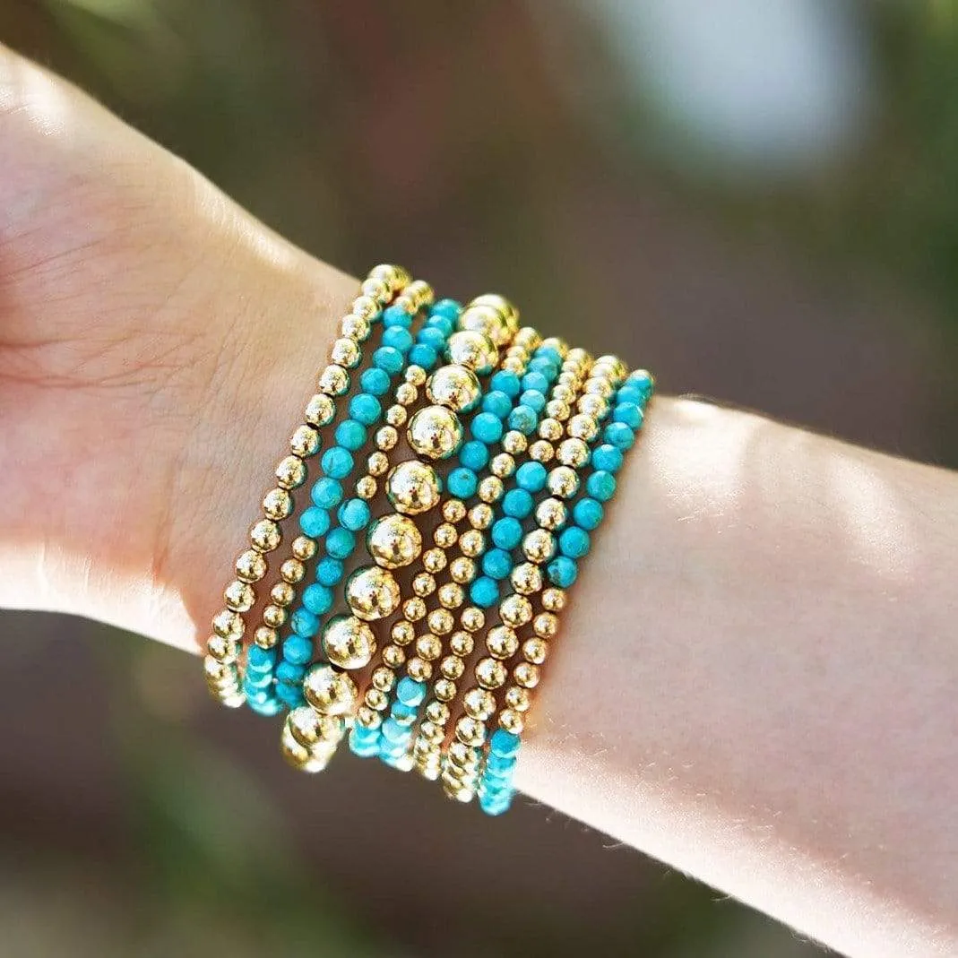 Party of 6 | Gold Bracelet Set