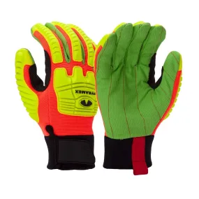 Pyramex Corded Cotton Impact/Cut Resistant Work Gloves GL803C (1 Pair)