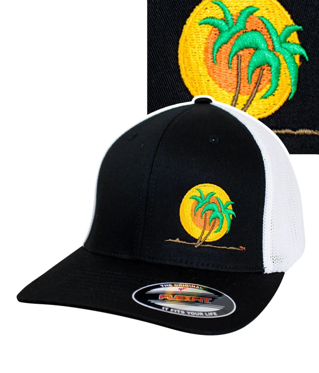 "Classic Palm" Meshback Flexfit Hat