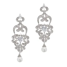 Raquel Glamorous Chandelier Bridal Earring