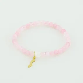 Rayminder UV Awareness Bracelet in Rose Quartz