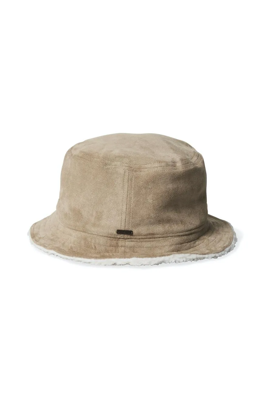 Reserve Vegan Shearling Bucket Hat - Sand