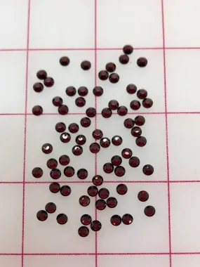 Rhinestones - 16ss Swarovski Flat Back Burgundy 1/2GR