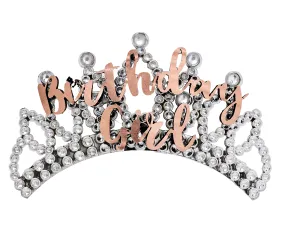 Rose Gold Birthday Girl Tiara