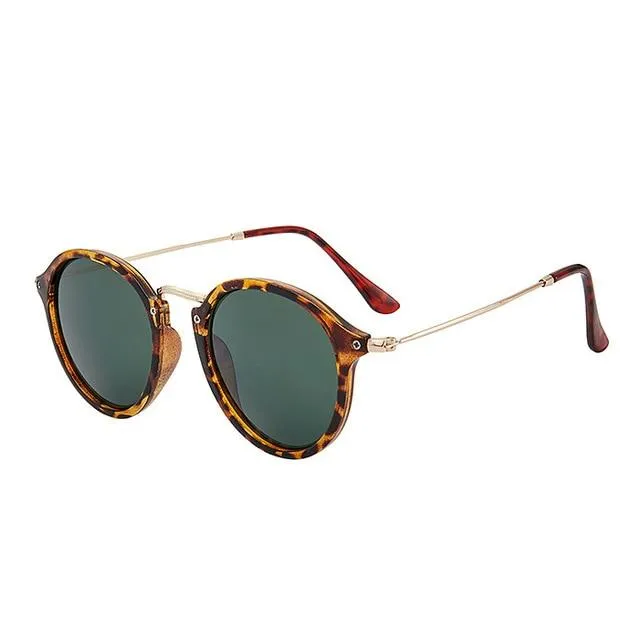 Round Vintage Sunglasses for Women Fashionable Women Sunglasses